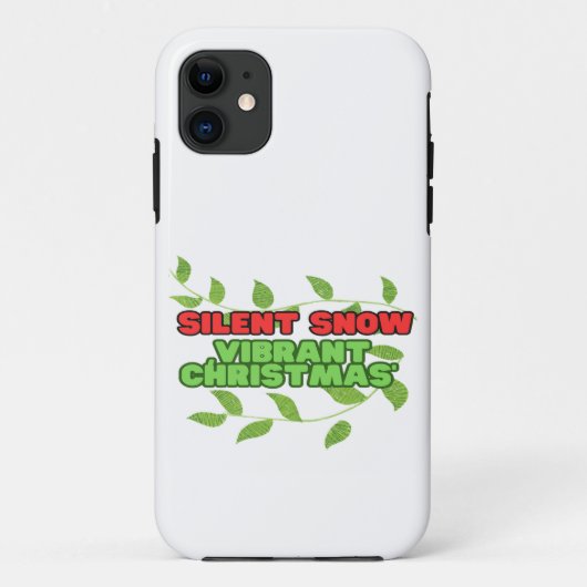 Silent and Vibrant Christmas Case-Mate iPhoneケース (裏面)