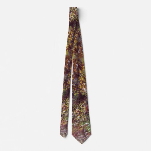 SILENT AUTUMN LEAVES IN FLORENCE Tuscany Landscape ネクタイ (裏面)