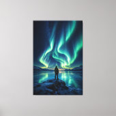 Silent Awakening – Aurora Borealis Canvas Print キャンバスプリント (正面)