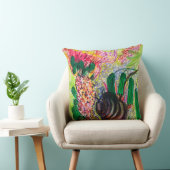 Silent Bloom – Botanical Flower & Plant Art クッション (椅子)