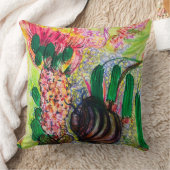 Silent Bloom – Botanical Flower & Plant Art クッション (ブランケット)