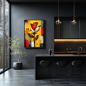 Silent Bloom — Contemporary Abstract Expressionism ポスター