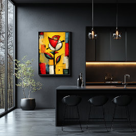 Silent Bloom — Contemporary Abstract Expressionism ポスター