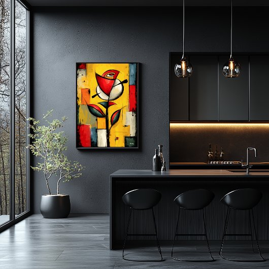 Silent Bloom — Contemporary Abstract Expressionism ポスター