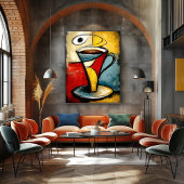 Silent Brew — Contemporary Abstract Expressionism ポスター