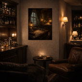 Silent Cabin — Pirate Ship Interior Scene ポスター