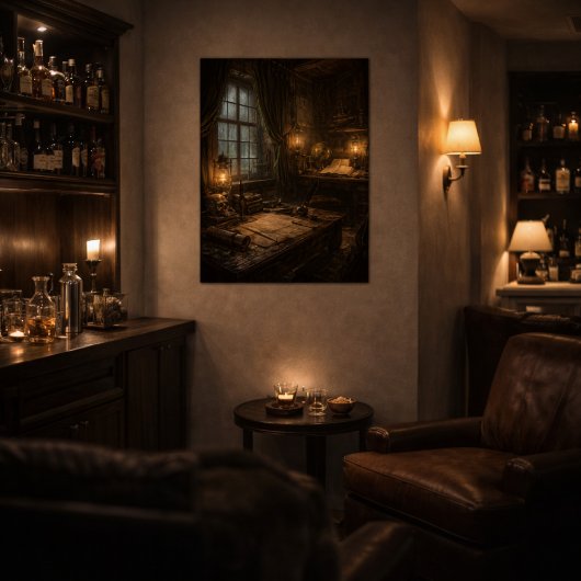 Silent Cabin — Pirate Ship Interior Scene ポスター