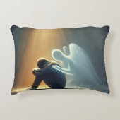  Silent Comfort Angel of Light Spiritual Healing アクセントクッション (正面)
