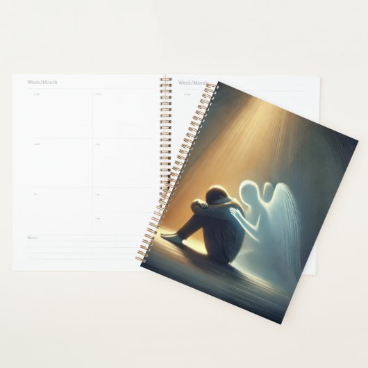  Silent Comfort Angel of Light Spiritual Healing プランナー手帳 (ディスプレー)