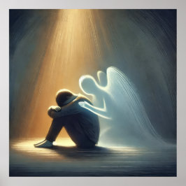 Silent Comfort Angel of Light Spiritual Healing  ポスター