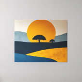 Silent Dawn キャンバスプリント (正面)