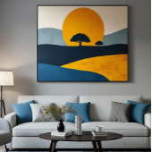 Silent Dawn キャンバスプリント