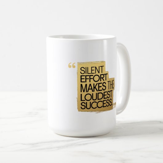 Silent Effort コーヒーマグカップ (正面右)