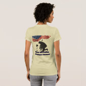 Silent fields of honor クリーム tシャツ (裏面フル)