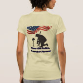 Silent fields of honor creme tシャツ (裏面)