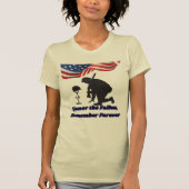 Silent fields of honor creme tシャツ (正面)