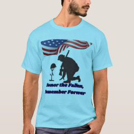 Silent fields of honor pale blue tシャツ