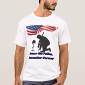 Silent fields of honor tシャツ (正面)