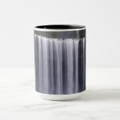 Silent Forest Waterfall – Calm Nature Landscape マグカップ (中央)