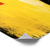 Silent Gaze — Contemporary Abstract Expressionism ポスター (角)