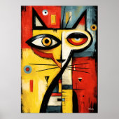 Silent Gaze — Contemporary Abstract Expressionism ポスター (正面)