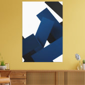 Silent Geometry キャンバスプリント (インサイチュ (リビング))