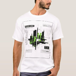 Silent Grid | Tactical Minimal Tech Grid Streetwea Tシャツ