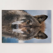 Silent Guardian – A Powerful Portrait of the Wolf ジグソーパズル (横)