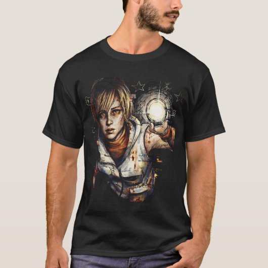 Silent Hill 3 Heather Mason God Fetus Horror Aesth Tシャツ (正面)