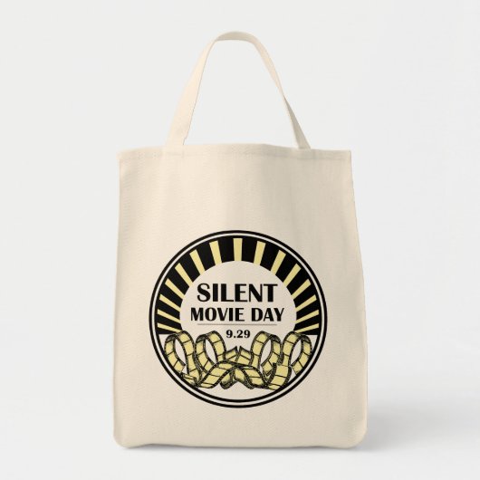 Silent Movie Day Tote Bag トートバッグ (正面)