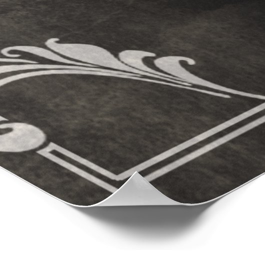 Silent Movie script card poster ポスター (角)