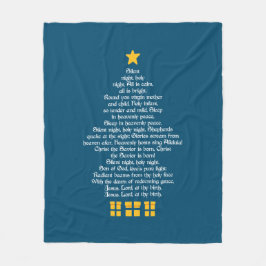 Silent Night フリースブランケット