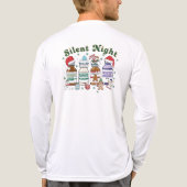 Silent Night Christmas Nurse, Festive Healthcare トライブレンドＴシャツ (背面)