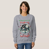 Silent Night Christmas Sweatshirt スウェットシャツ (正面フル)