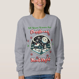 Silent Night Christmas Sweatshirt スウェットシャツ