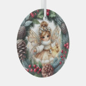 Silent Night, Enchanted Flight ガラスオーナメント (正面右)