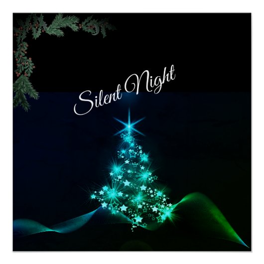 'Silent Night' Estrellas Azules ポスター (正面)