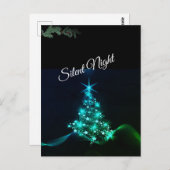 'Silent Night' Estrellas Azules ポストカード (正面/裏面)
