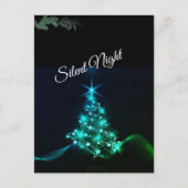 'Silent Night' Estrellas Azules ポストカード (正面)