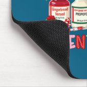 Silent Night Funny Nurse Christmas Design Long Sle マウスパッド (コーナー)