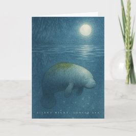 Silent Night, Gentle Sea – Peaceful Manatee シーズンカード