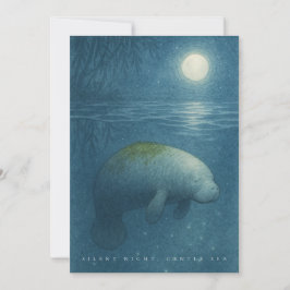 Silent Night, Gentle Sea – Peaceful Manatee シーズンカード