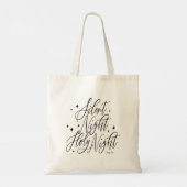 Silent Night Holy Night Religious Holiday Tote Bag トートバッグ (裏面)