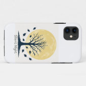 Silent Night Moon Tree Phone Case Case-Mate iPhoneケース (裏面(横))