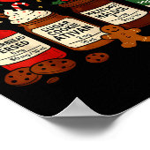 Silent Night Profol Icu Nurse Funny Christmas Medi ポスター (角)