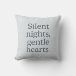 Silent nights, gentle hearts – Christmas Pillow クッション