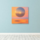 Silent Orbit キャンバスプリント (インサイチュ (ウッドフロア))