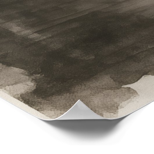 Silent Passage – Ink Painting ポスター (角)