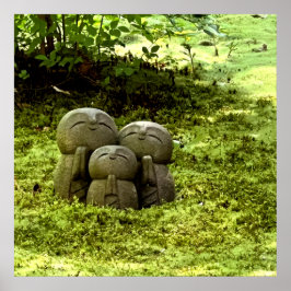 Silent Passage — Japanese Wabi-Sabi Harmony Photo  ポスター