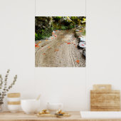 Silent Passage — Japanese Wabi-Sabi Photo Poster ポスター (キッチン)